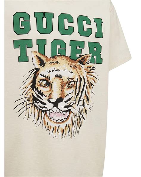 gucci angry tiger shirt|gucci tiger graphic t shirt.